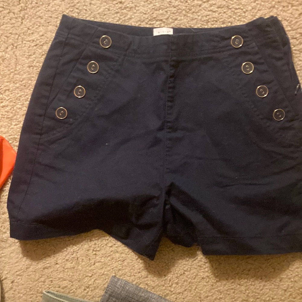 Navy dress shorts